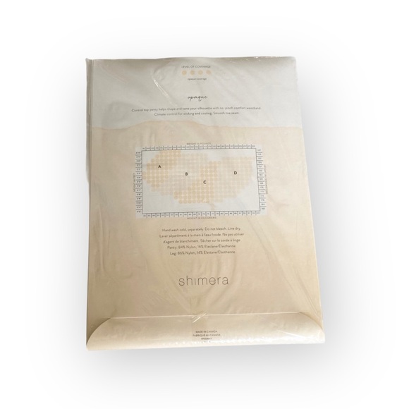 new Shimera ❤︎ Opaque Control Top Tights ❤︎ Black ❤︎ Size A XXS XS ❤︎ Holiday - Picture 4 of 11